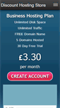 Mobile Screenshot of discounthostingstore.com